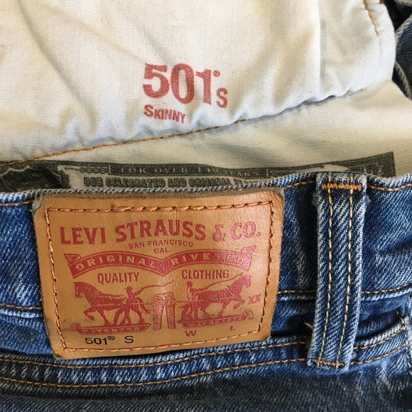 Levi’s 501 Skinny Stretch Jean - Picture 8 of 9